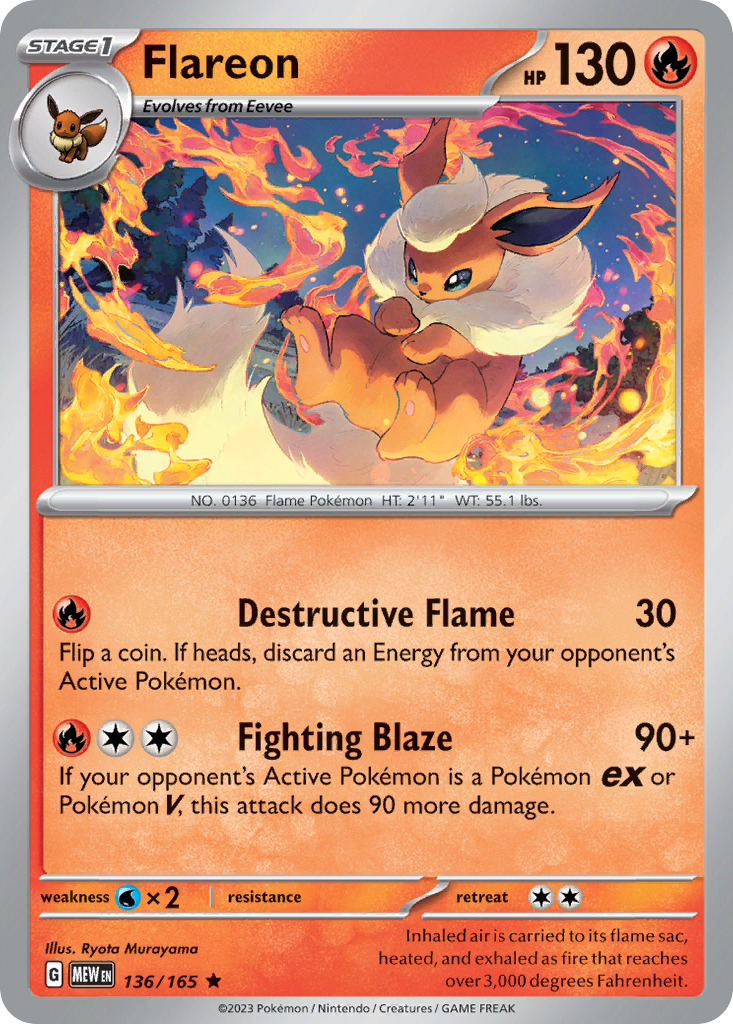 Flareon (136/165)