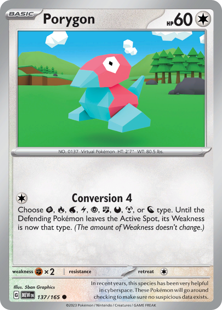 Porygon (137/165)