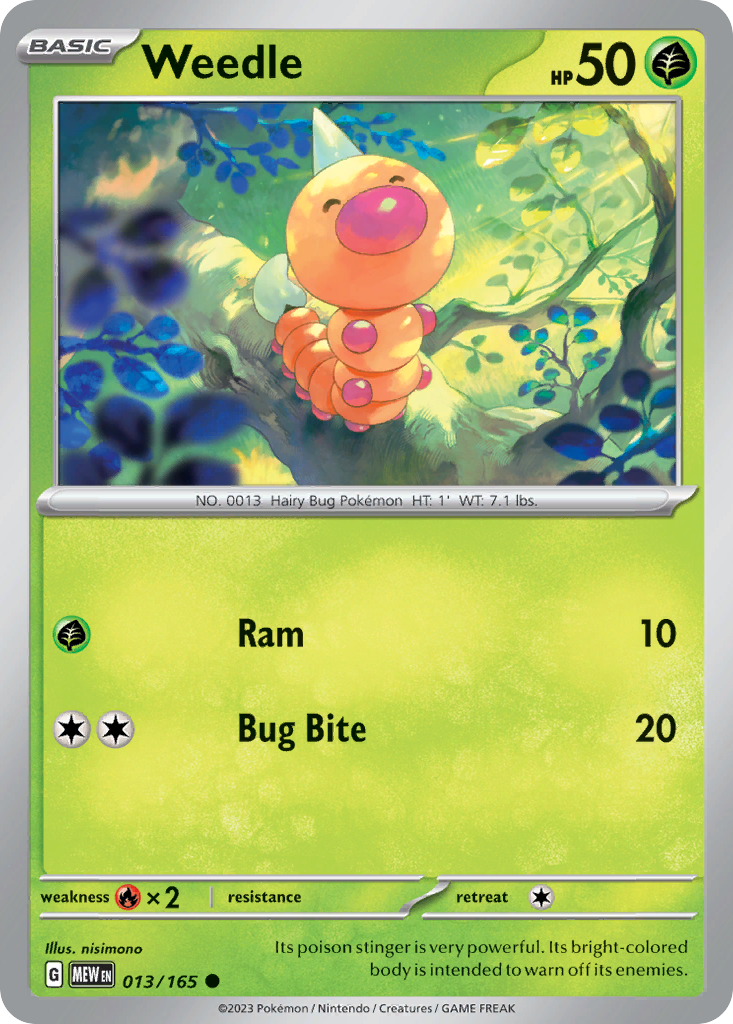 Weedle (013/165)