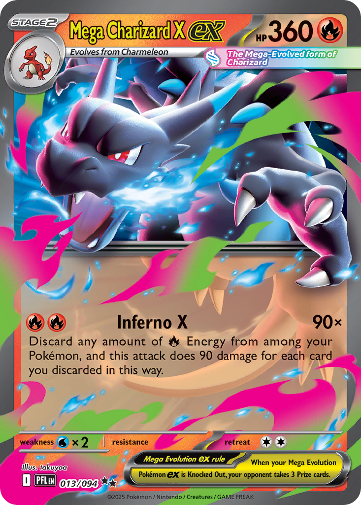 Mega Charizard X ex (013/94)