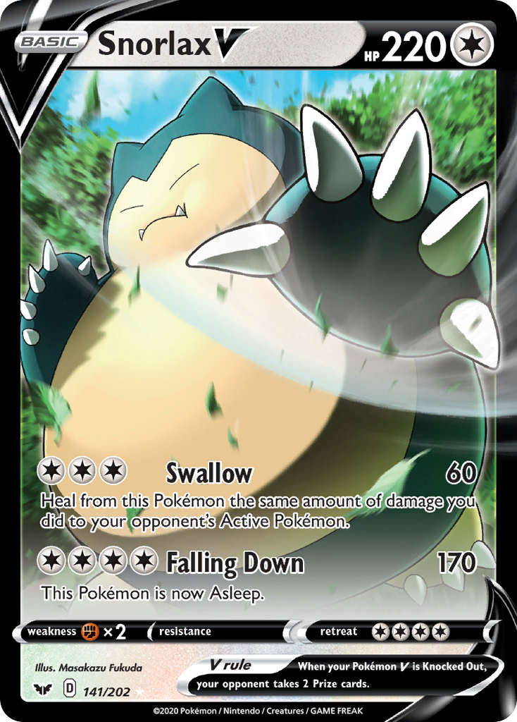 Snorlax V (141/202)