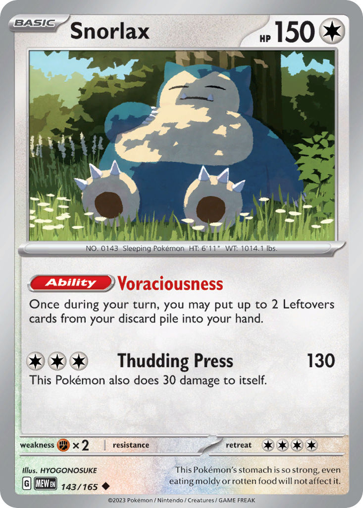 Snorlax (143/165)
