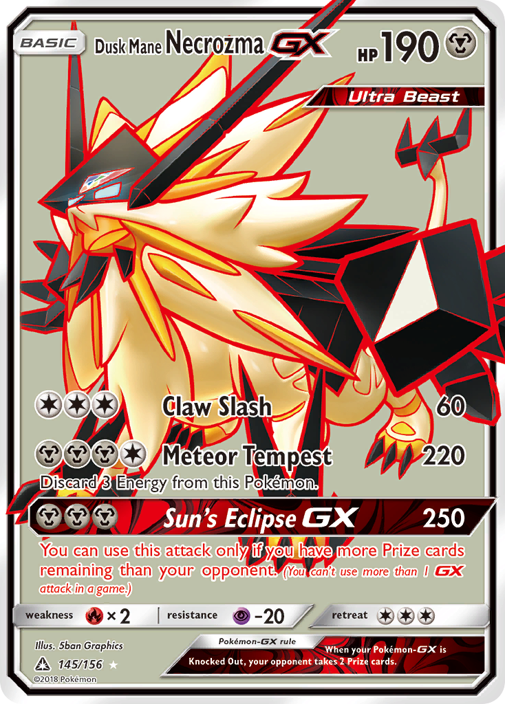 Dusk Mane Necrozma-GX (145/156)