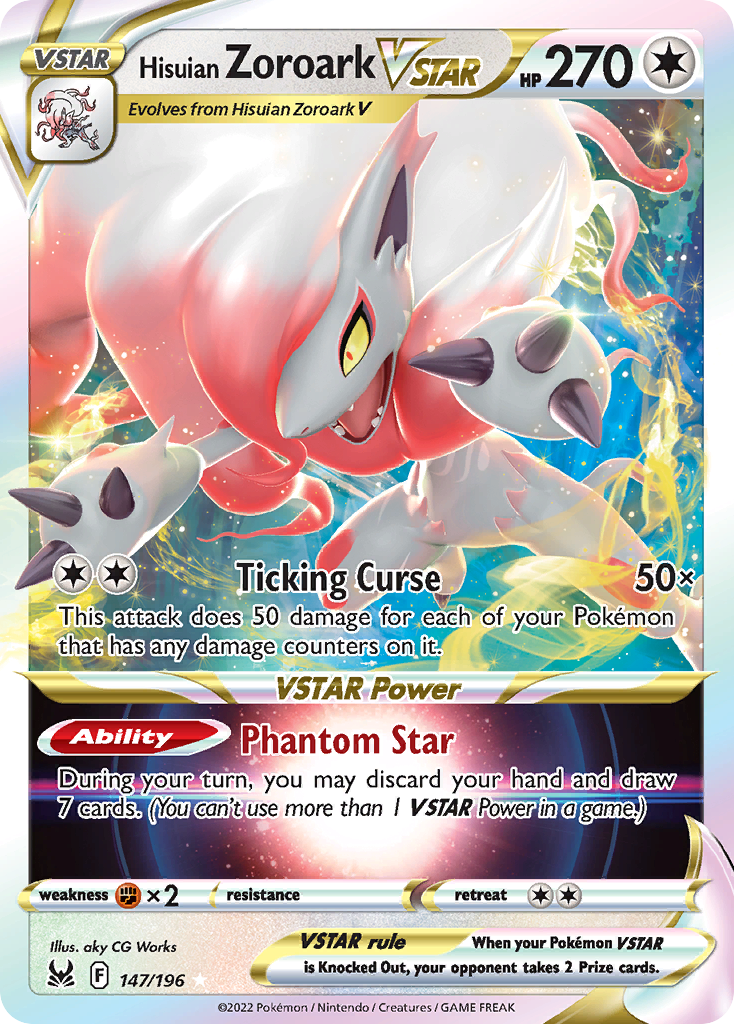 Hisuian Zoroark VSTAR (147/196)