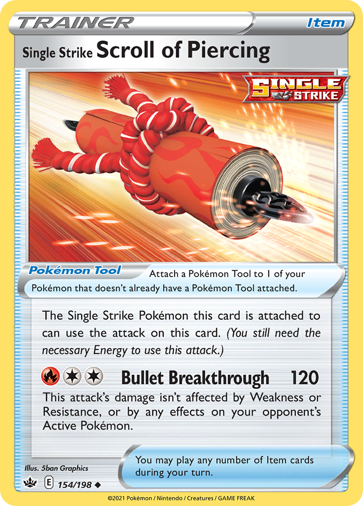 Single Strike Scroll of Piercing (154/198)