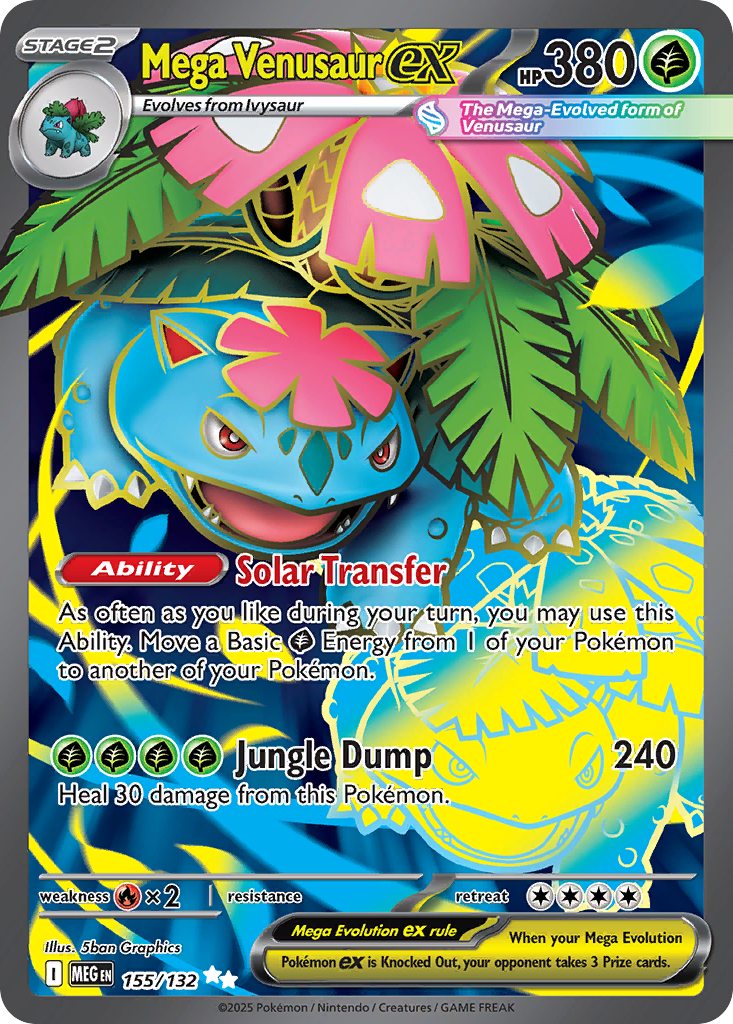 Mega Venusaur ex (155/132)