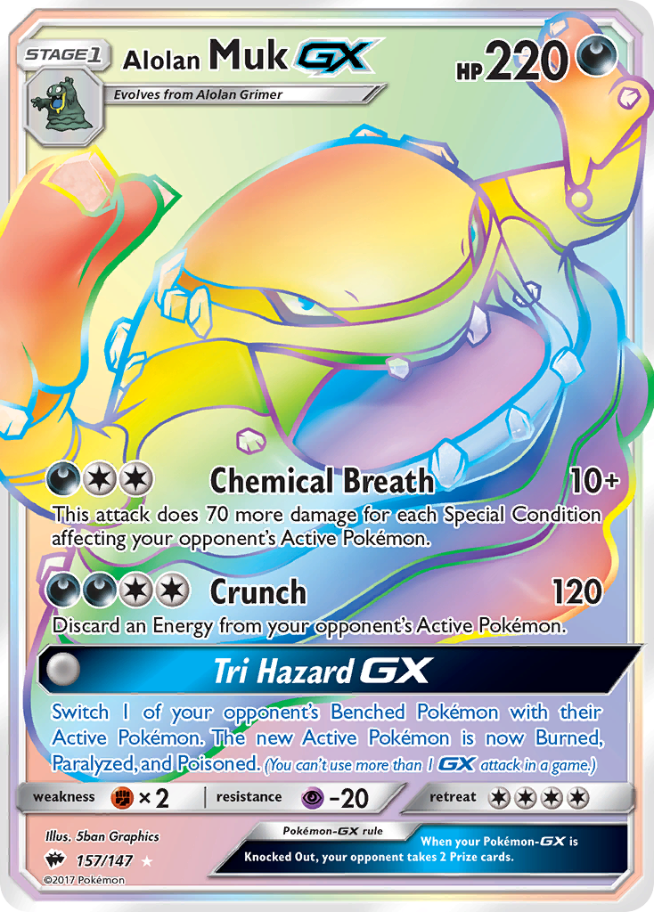 Alolan Muk-GX (157/147)