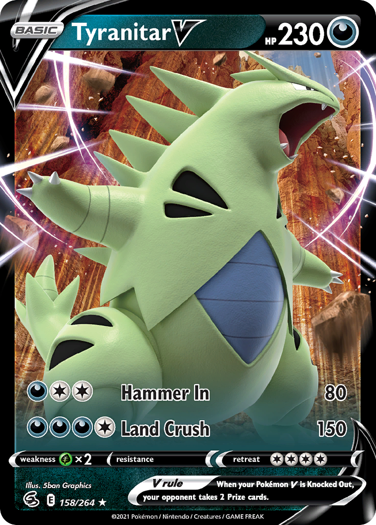 Tyranitar V (158/264)