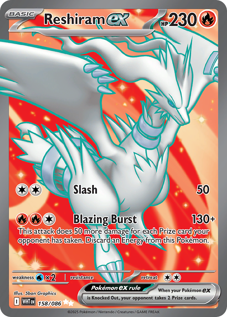 Reshiram ex (158/86)