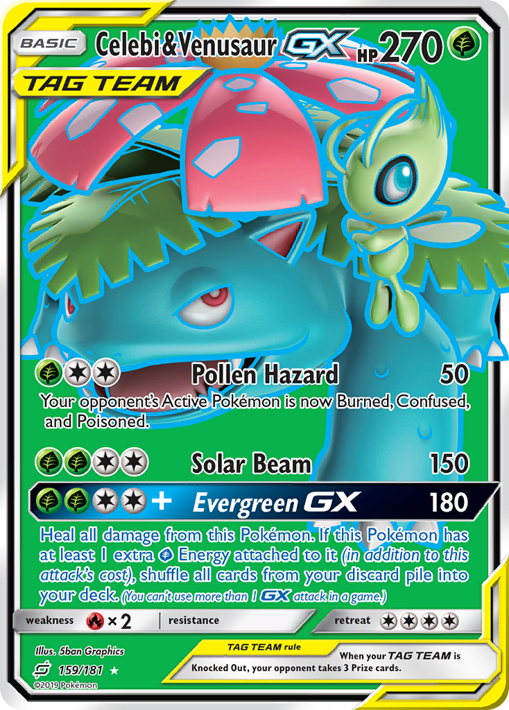 Celebi & Venusaur-GX (159/181)