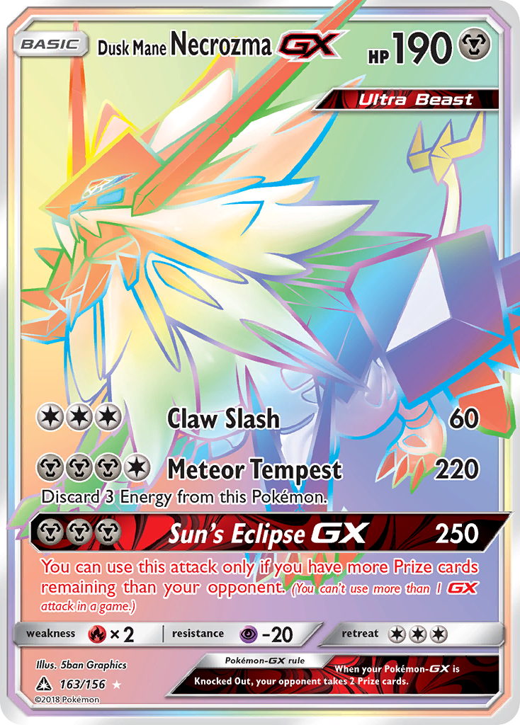 Dusk Mane Necrozma-GX (163/156)