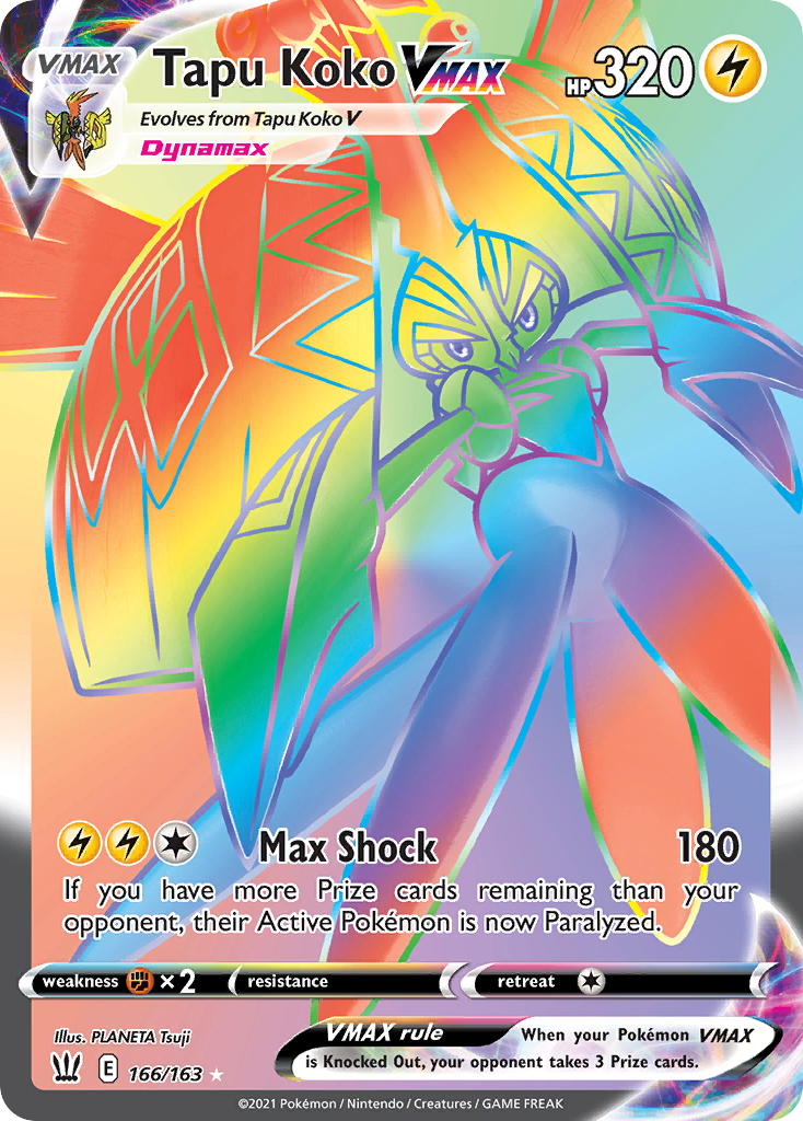 Tapu Koko VMAX (166/163)