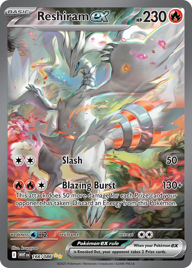 Reshiram ex (166/86)