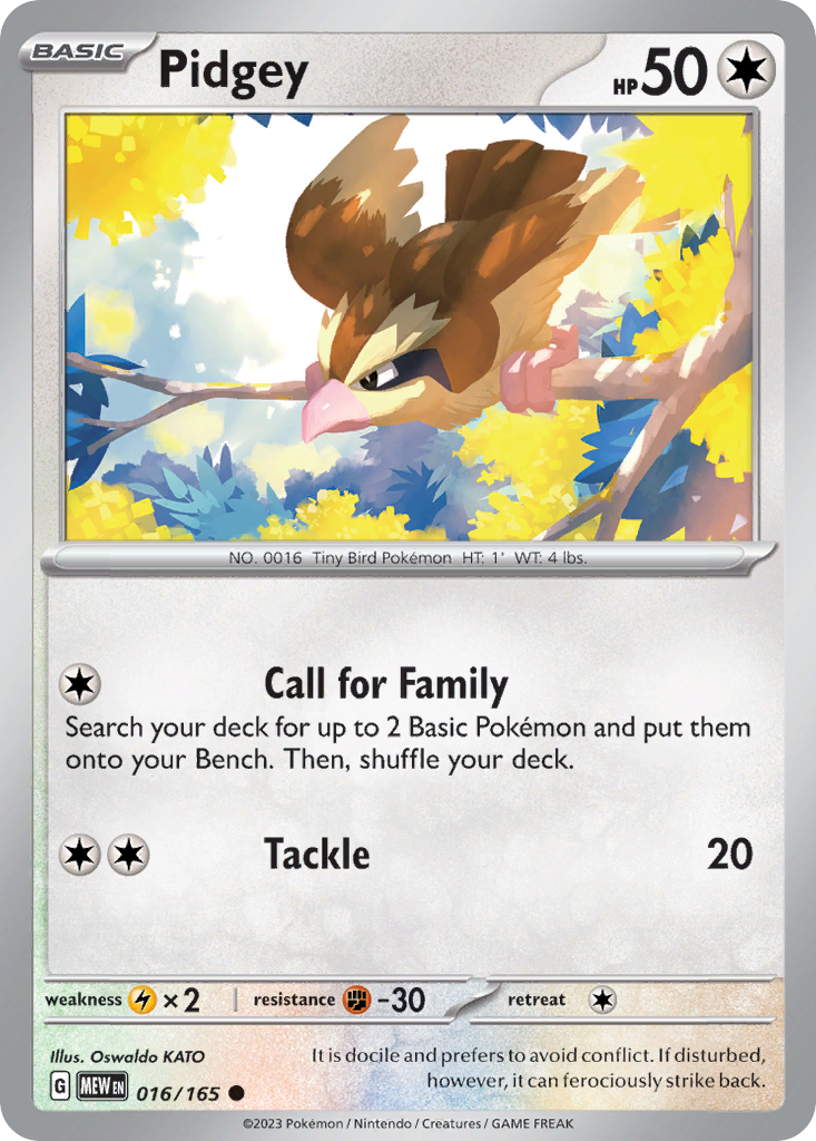 Pidgey (016/165)