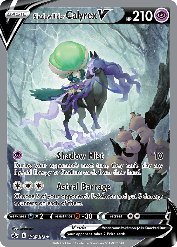Shadow Rider Calyrex V (172/198)