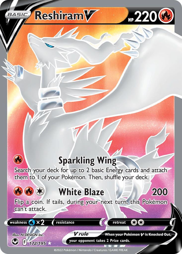 Reshiram V (172/195)