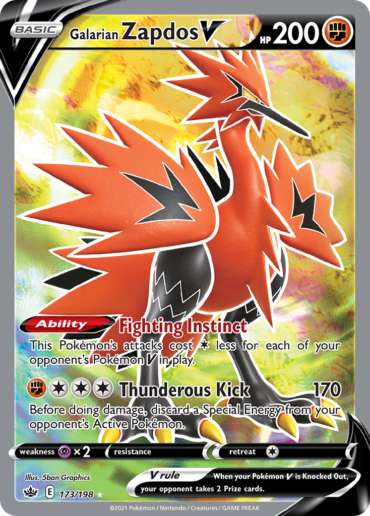 Galarian Zapdos V (173/198)