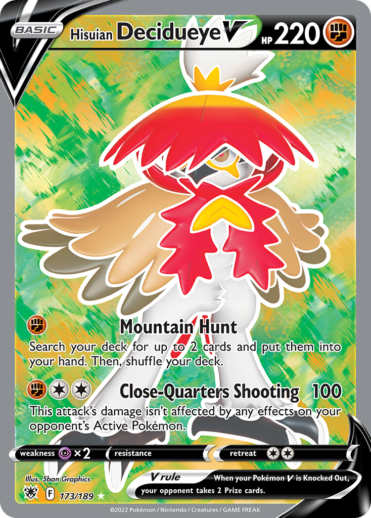 Hisuian Decidueye V (173/189)