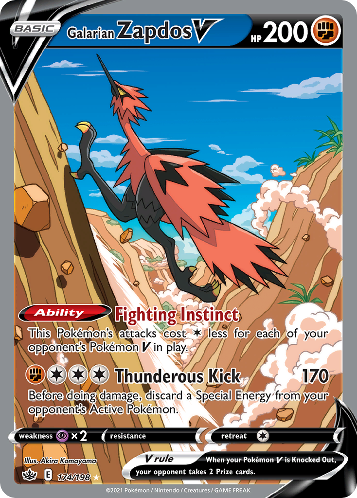 Galarian Zapdos V (174/198)