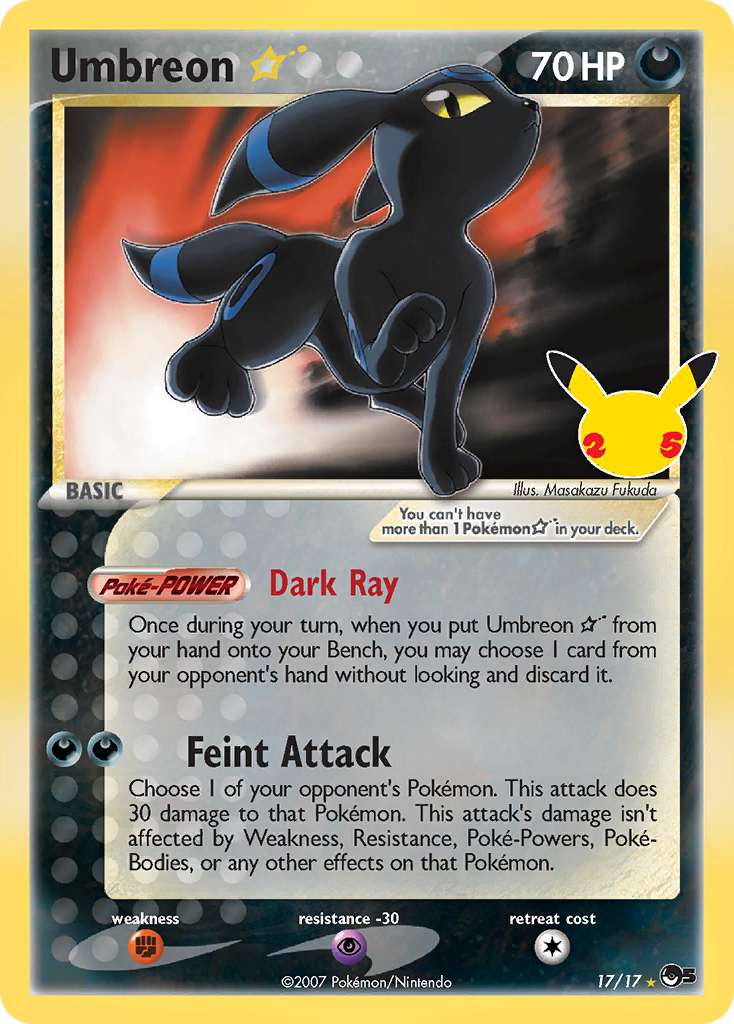 Umbreon ★ (017/25)