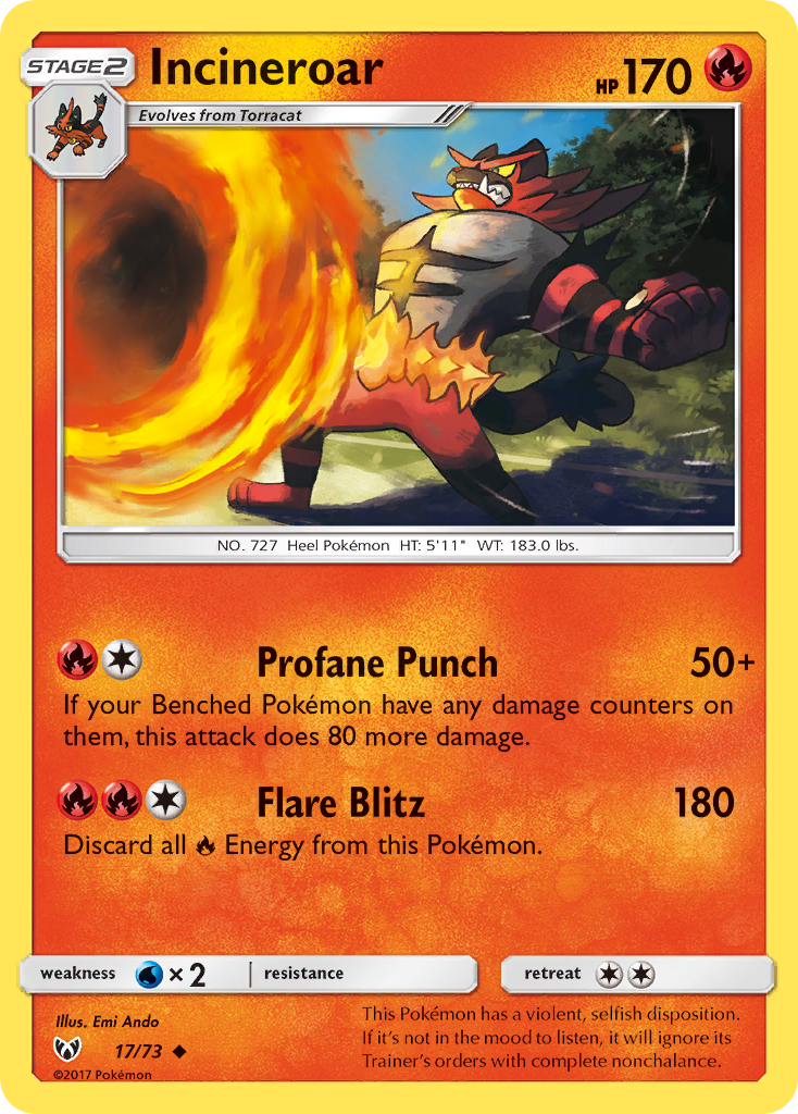 Incineroar (017/73)