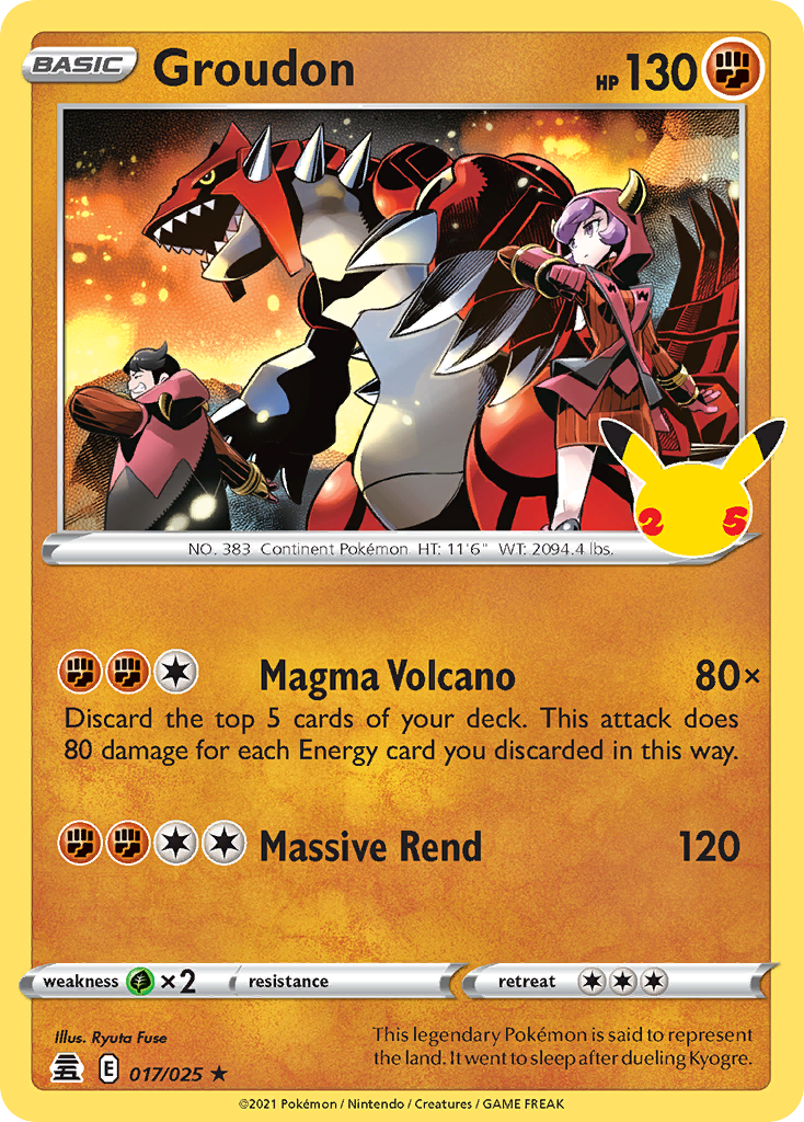 Groudon (017/25)