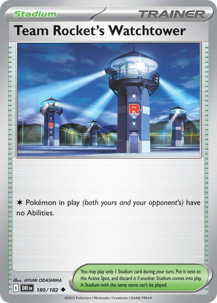 Team Rocket's Watchtower (180/182)