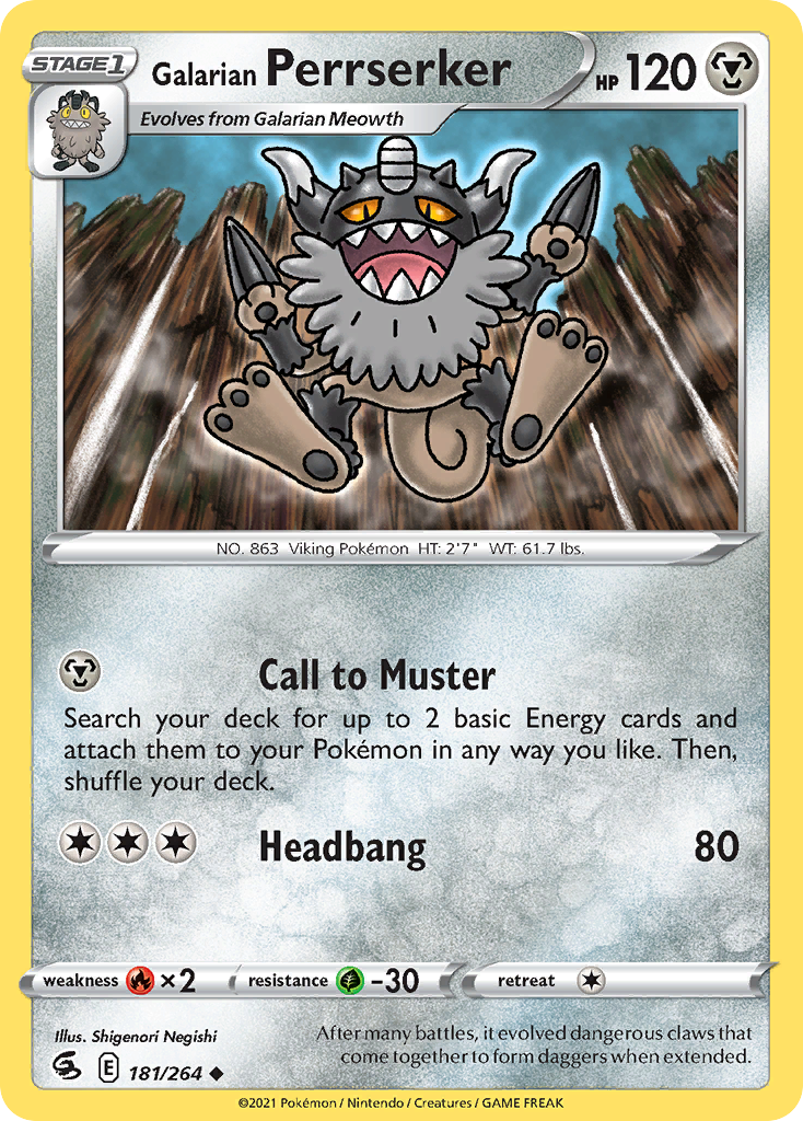 Galarian Perrserker (181/264)