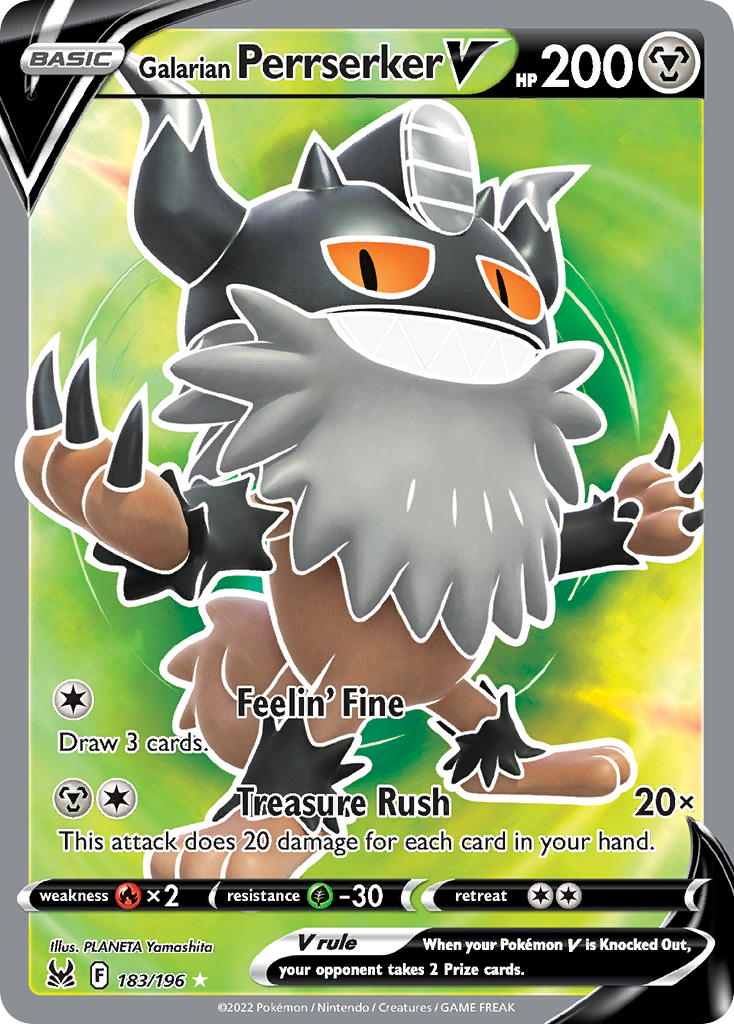 Galarian Perrserker V (183/196)