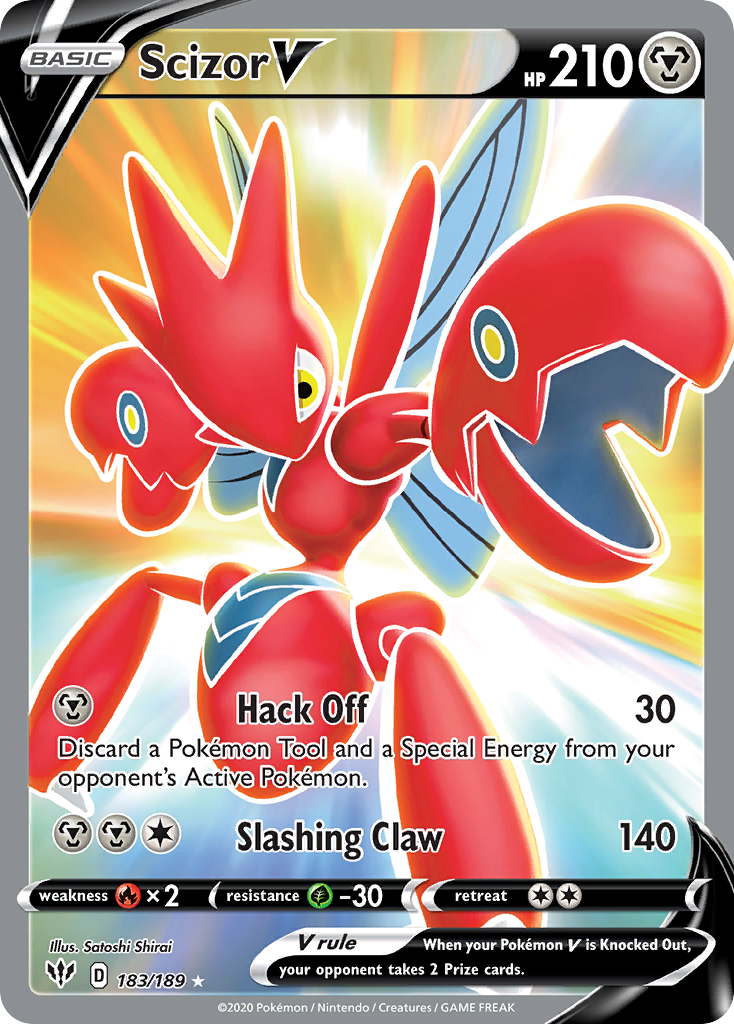 Scizor V (183/189)