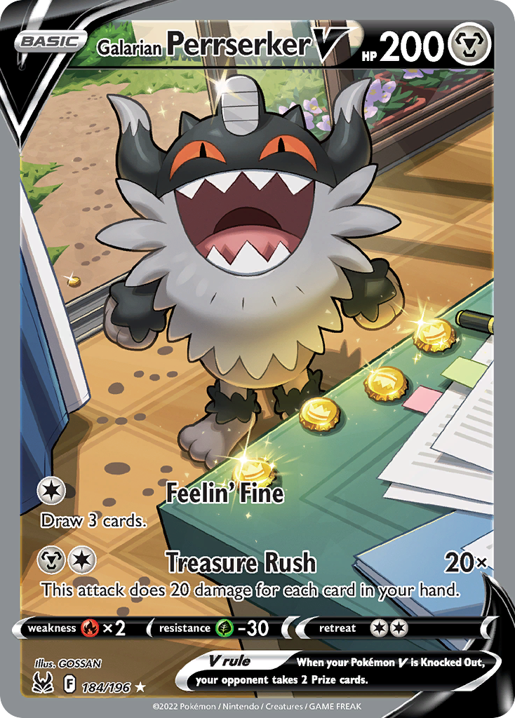 Galarian Perrserker V (184/196)