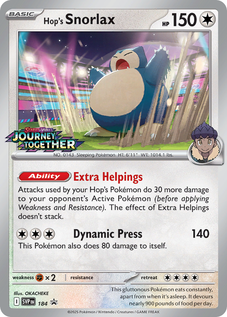 Hop's Snorlax (184/150)