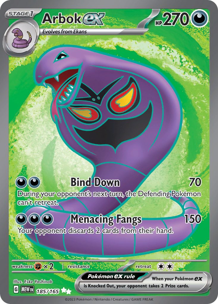 Arbok ex (185/165)