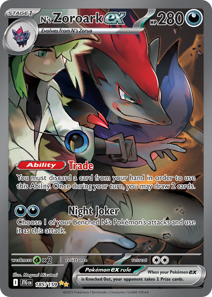 N's Zoroark ex (185/159)