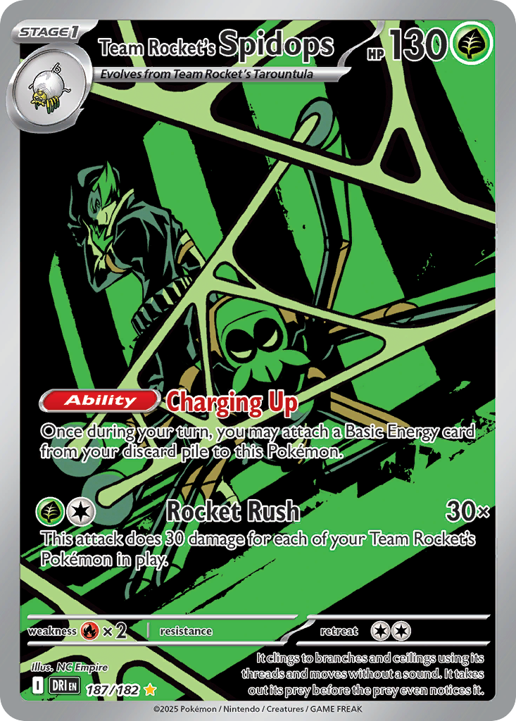 Team Rocket's Spidops (187/182)