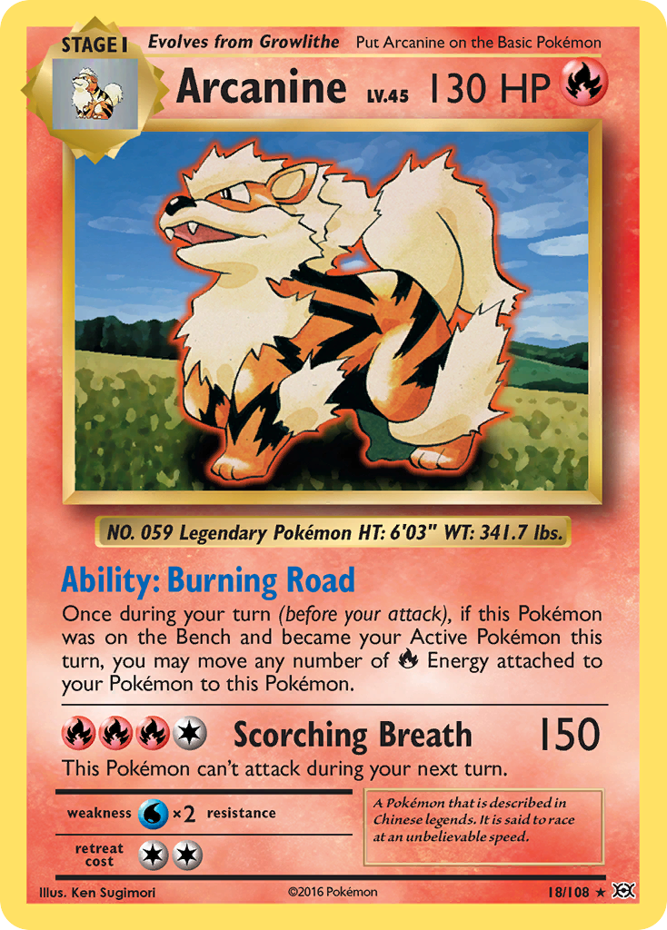 Arcanine (018/108)