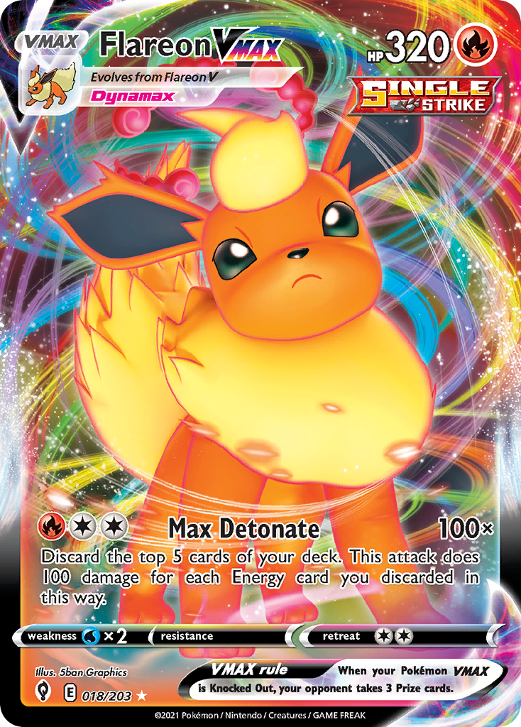 Flareon VMAX (018/203)