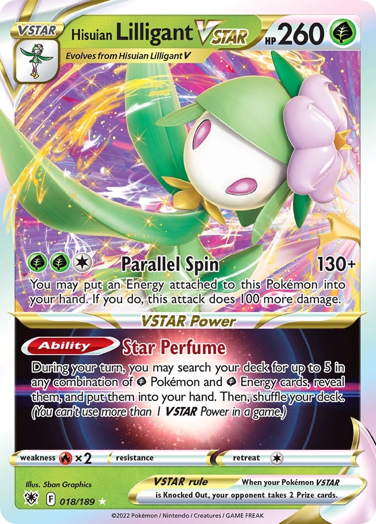 Hisuian Lilligant VSTAR (018/189)