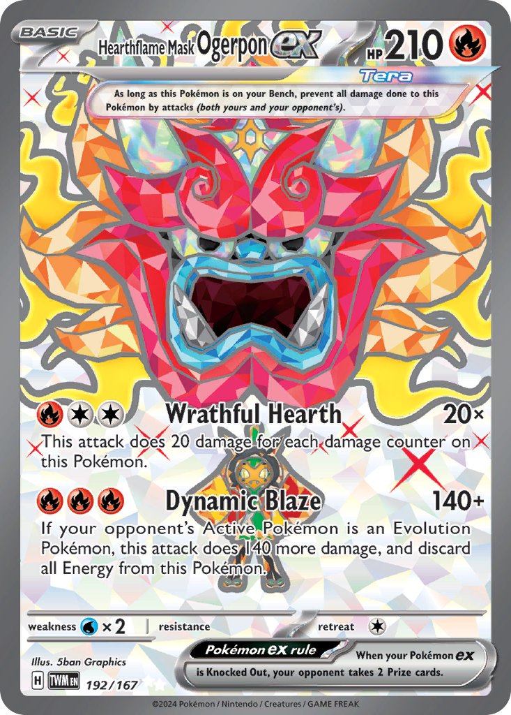 Hearthflame Mask Ogerpon ex (192/167)