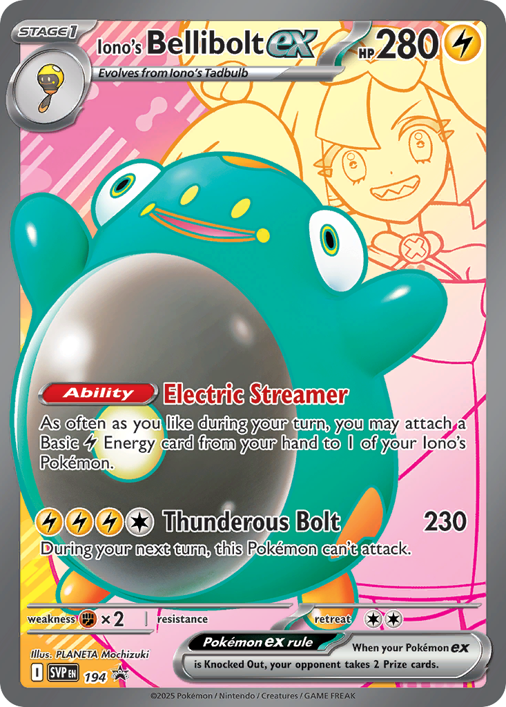 Iono's Bellibolt ex (194/150)