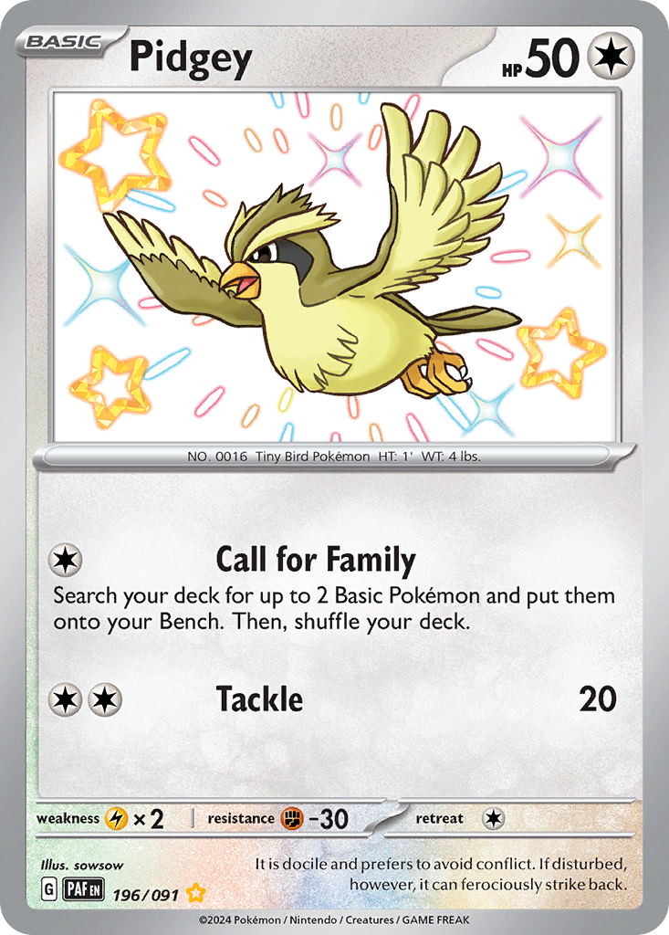 Pidgey (196/91)