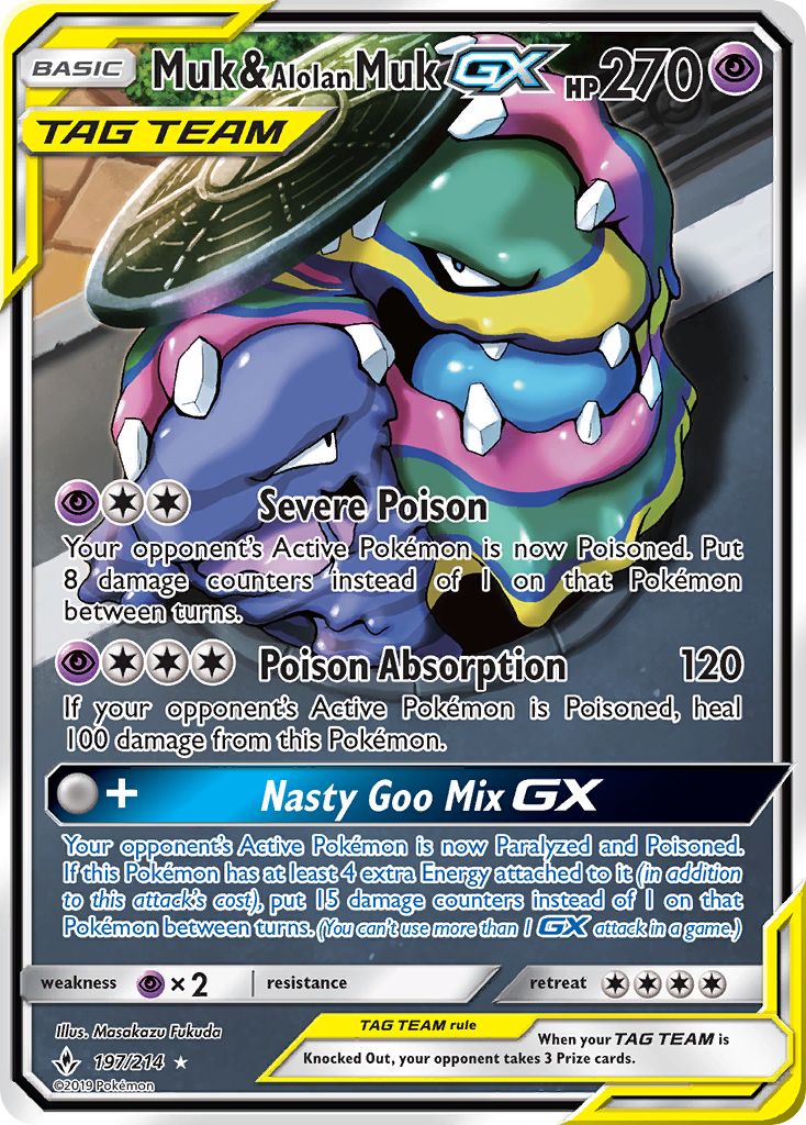 Muk & Alolan Muk-GX (197/214)