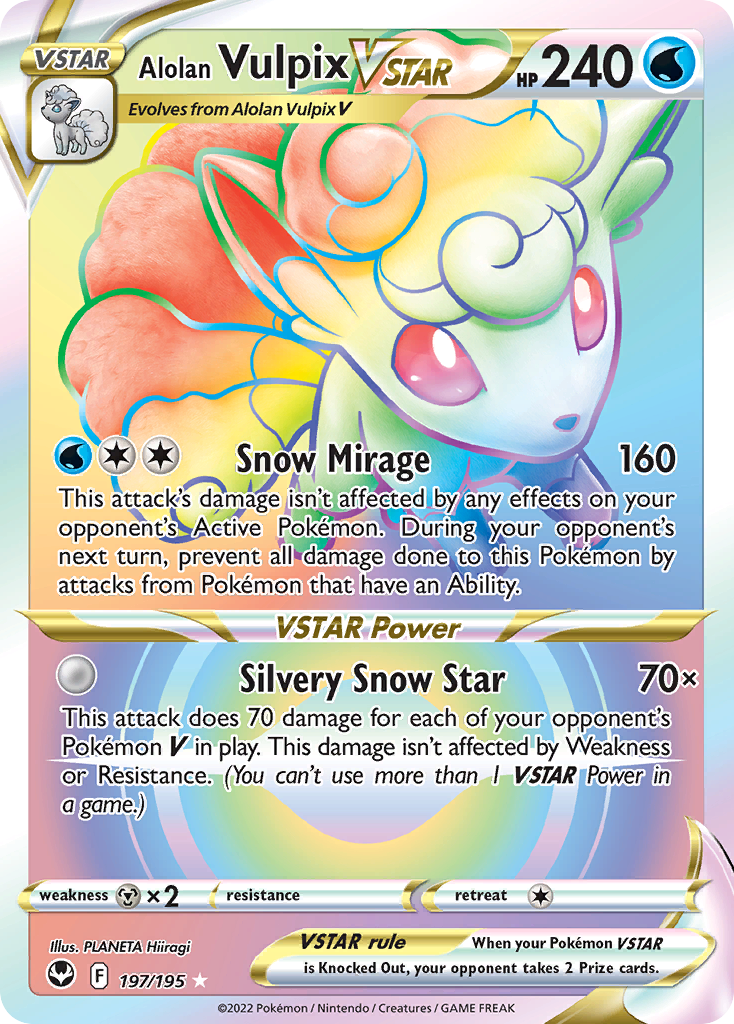 Alolan Vulpix VSTAR (197/195)