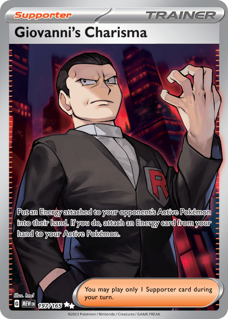 Giovanni's Charisma (197/165)