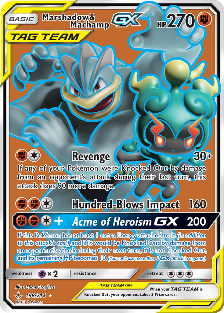 Marshadow & Machamp-GX (198/214)