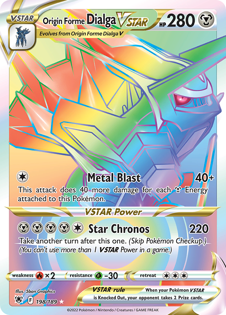 Origin Forme Dialga VSTAR (198/189)