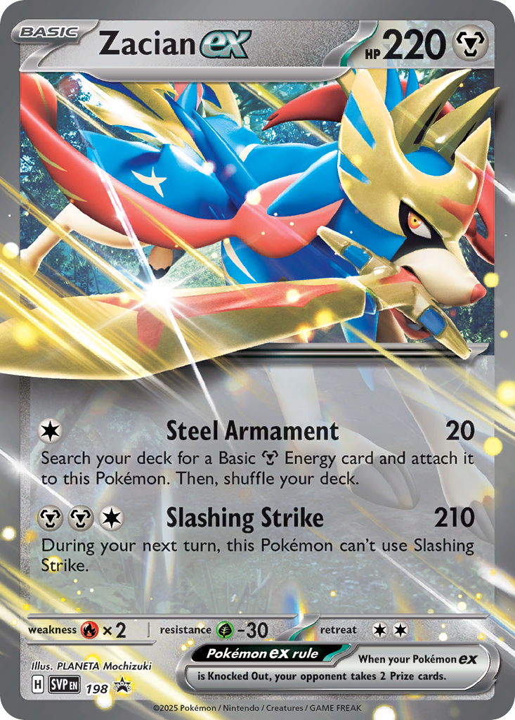 Zacian ex (198/150)