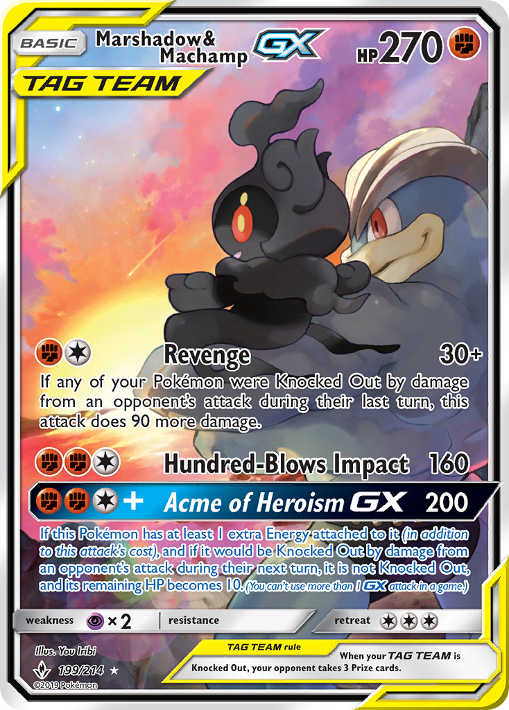 Marshadow & Machamp-GX (199/214)