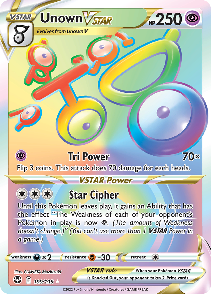 Unown VSTAR (199/195)