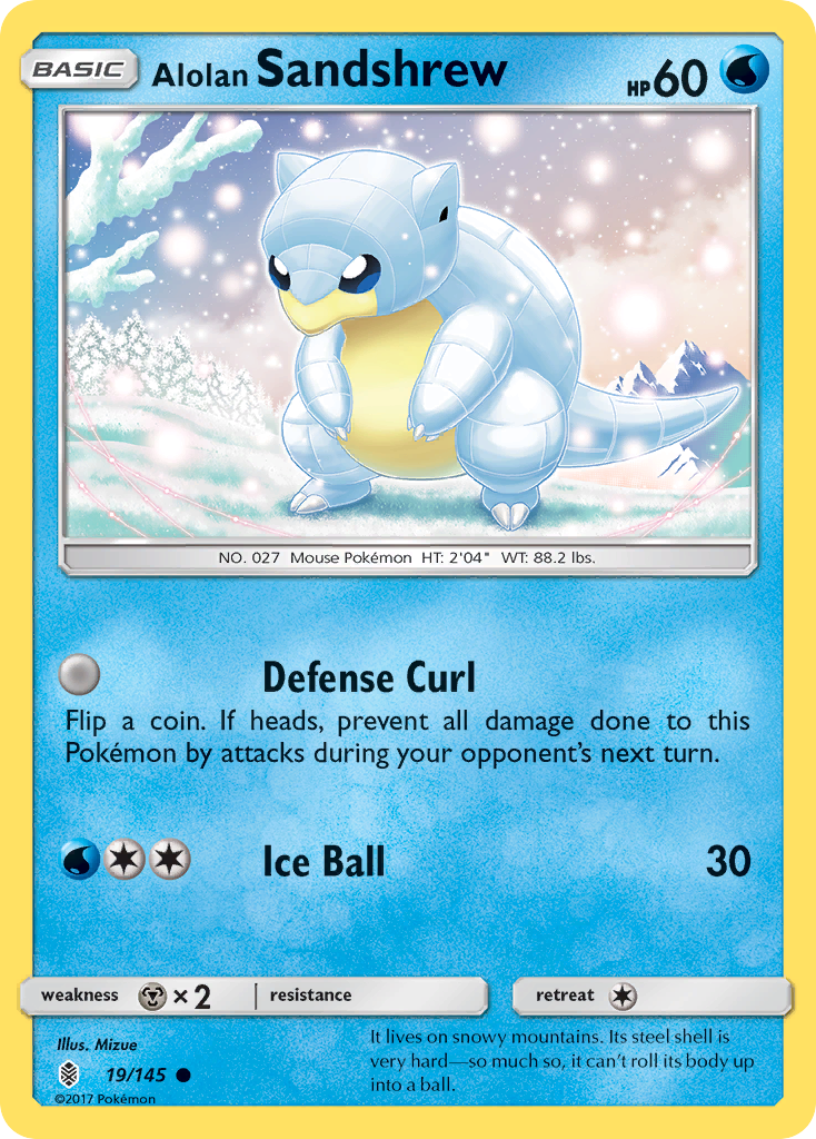 Alolan Sandshrew (019/145)